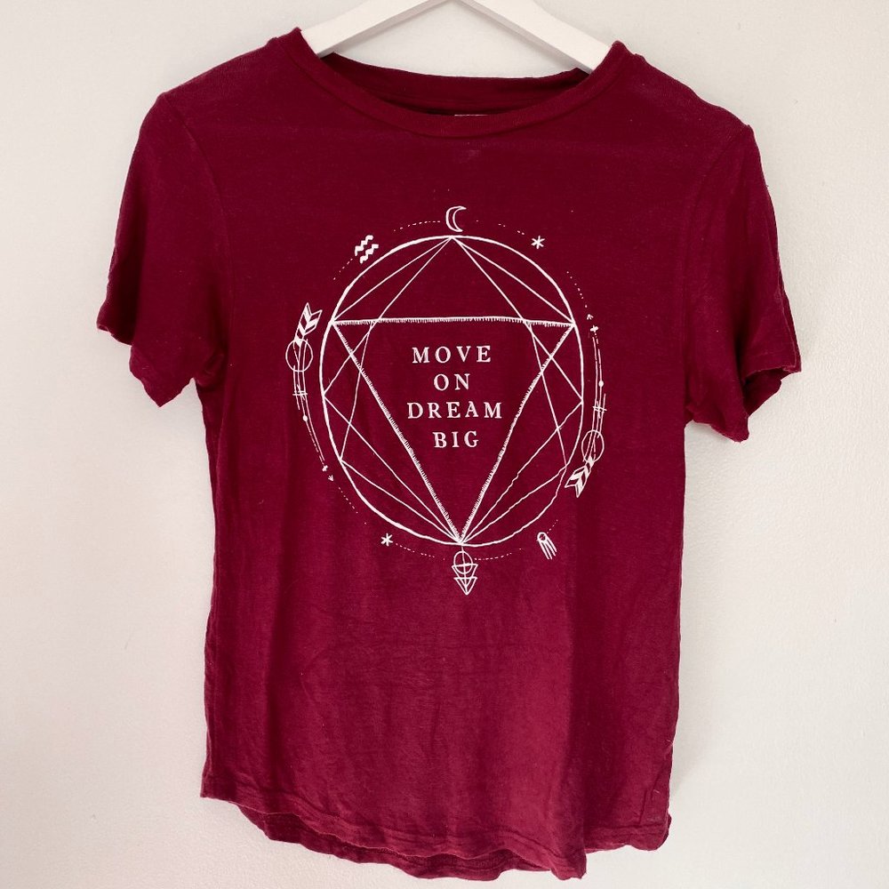 H&M 'Move On Dream Big' Graphic Tee (NWOT)